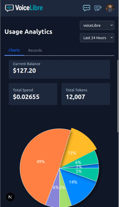 Voice-to-Voice Chat UI